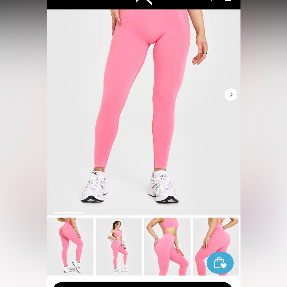 Oner Active Pink High-Waisted Leggings